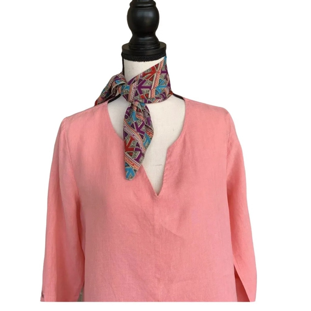 100 linen top. Size S